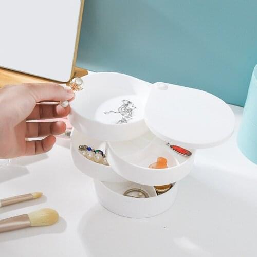 Four-layer Acrylic Jewelry Box European Jewelry Storage Box Large Space Jewelry Holder Gift box