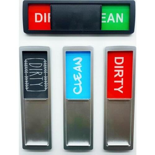 Delicate Dishwasher Magnets Clean Dirty Signs Indicate Dish Cleaning or Dirty Decorations