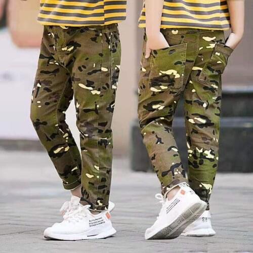 Children Cotton Pants Boys Pant Kids Toddler Boy Clothes Mid Waist Trousers Baby Clothing Casual Full Length Straight Trouser