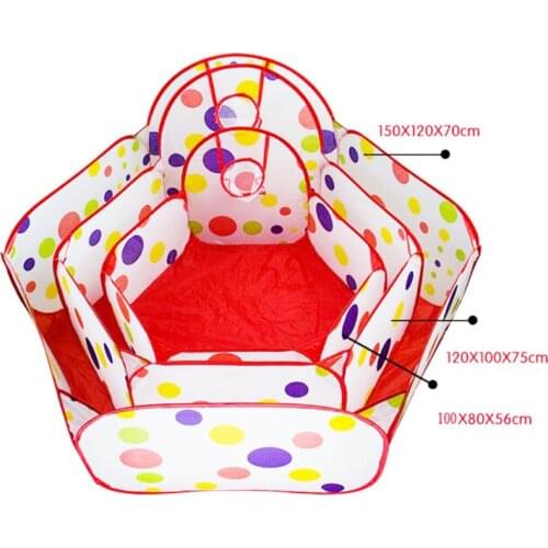 Baby Playpen Baby-Playpen 1m 1.2m 1.5m Safety Tents for Children with Basketry Kids Play Tent Ocean Ball Pool Play Yard