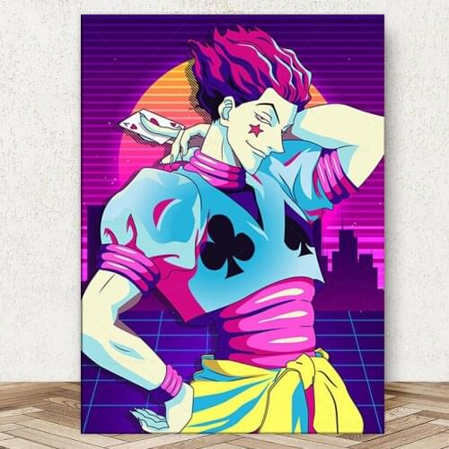 Hisoka Morow Anime Hxh Canvas Painting Decor Wall Art Pictures Bedroom Study Home Living Room Decoration Prints Poster