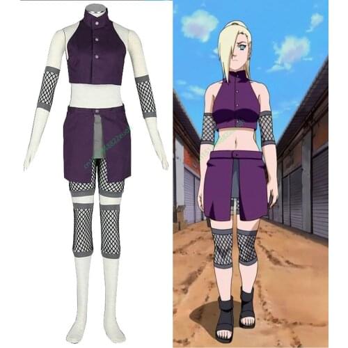 Hot Anime Haruto Cosplay Yamanaka Ino Costume For Women Girls Adult Cosplay Costume Ino Yamanaka Bundle Big Promotional Package