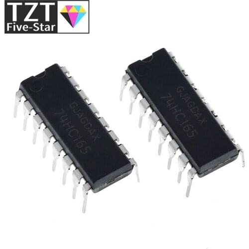TZT 10PCS SN74HC165N DIP-16 SN74HC165 74HC165N 74HC165