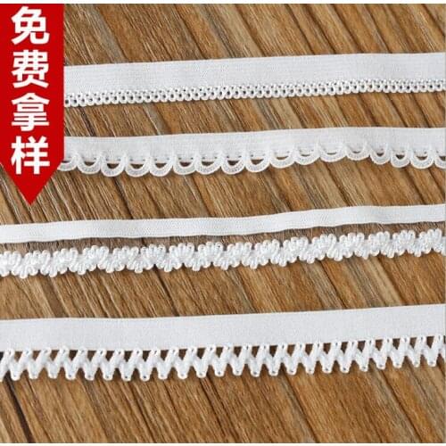 Wholesale 125 Meters High Quality Elastic Lace Trim Lace Ribbon For Sewing Crafts Underwear Decoration Handmade Accessories DIY