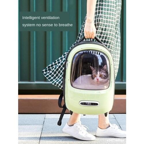 PETKIT Carrier for cat,Cat backpack,Pet bag,Travel Cat Handbag Fresh air portable space capsule double shoulder ventilation