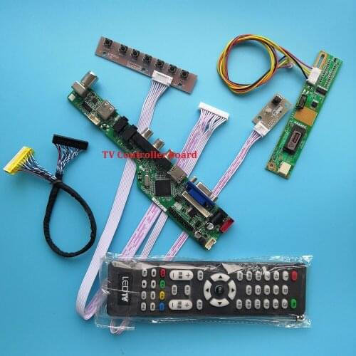 For LP156WH1-TLB1 1 lamps 15.6" 30pin AV Controller Board USB Interface Module Digital Signal VGA HDMI Resolution TV 1366X768