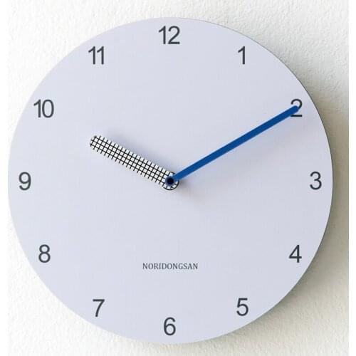 Art Simple Wall Clock Silent Creative White Living Room Bedroom Wall Clock Kitchen Nordic Design Reloj Pared Home Decor BE50WC