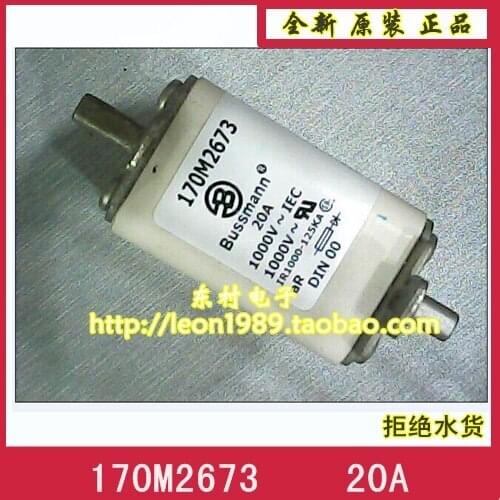 [SA]US imports BUSSMANN Fuses 170M2673 20A 1000V 170M2671 fuse--2PCS/LOT