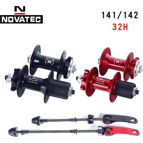 Novatec Mountain bike Hubs MTB Disc Hub 141/142 bike accessories 2bearing Disc brake 100*135mm 32 Holes Sealed bicycle hub