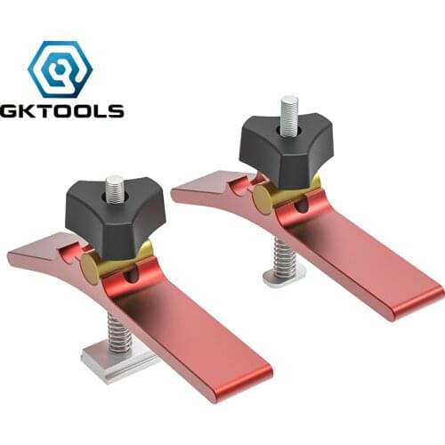 New Saw Table Acting Hold Down Clamp Pressure Plate Block 19 30 45 Woodworking Aluminium T Slot Track Wood Working DIY Tools