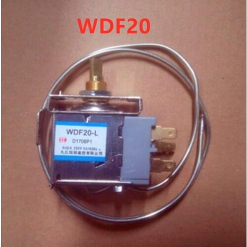 WDF20-L refrigerator thermostat 3 pins metal cord freezer temperature controller switch 3 foot WDF20