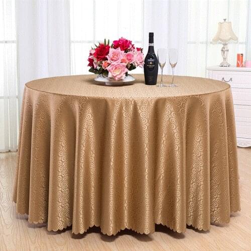 High Quality Jacquard Polyester Table Cloth Rectangular Round Tablecloth Machine Washable Party Supply Christmas Decorationss