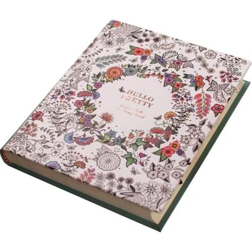 Top Grade Secret Garden Series Pretty Flora A5 Diary Notebook And Journals Planner Agenda Sketchbook Gifts Box Kawaii Stationery