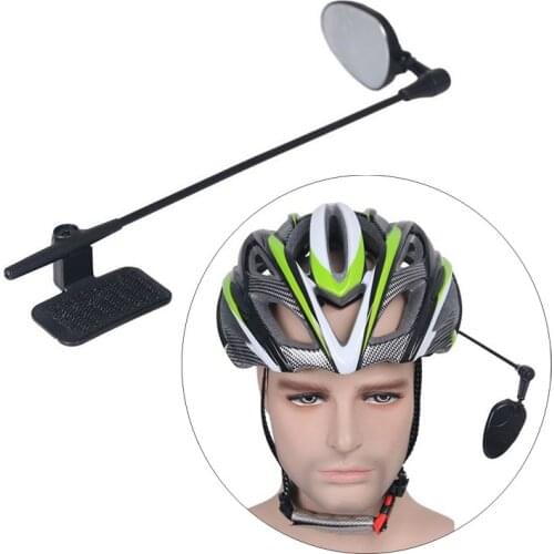 Bicycle Mirror Lightweight aluminum Bike Helmet Flexible 360 Degree Adjustable Rear View Mirror Outdoor Cycling Bike Accessories