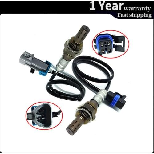2pcs 4 Wires Lambda Oxygen Sensor Up / Dowmstream For Buick Rainier Chevrolet GMC Canyon Envoy Isuzu Ascender 234-4119 234-4285