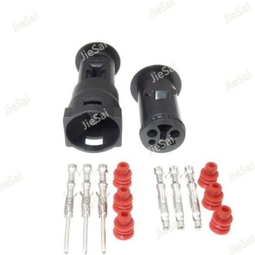 3 Pin Female And Male Waterproof Plug 1.5mm Automotive Sealed Connector For Cars
