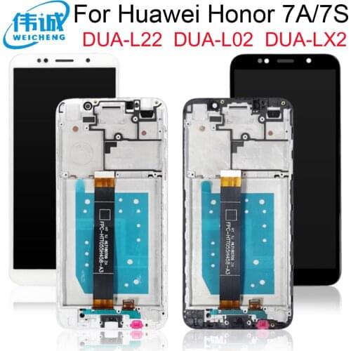 5.45" Original LCD for Huawei Honor 7A dua-l22 DUA-LX2 LCD Display Touch Screen Digitizer Assembly for honor 7S LCD repair lcd