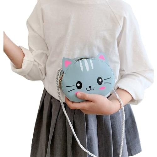 Kids Girl Crossbody Bags Cute Cartoon Animal Coin Purse Handbag Children Wallet Small Coin Bag