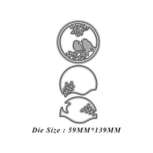 JMCRAFT 2021 New Cute Round Bind Metal Cutting Dies Scrapbook Mold Cutting Mold DIY Crafts Handmade Dies
