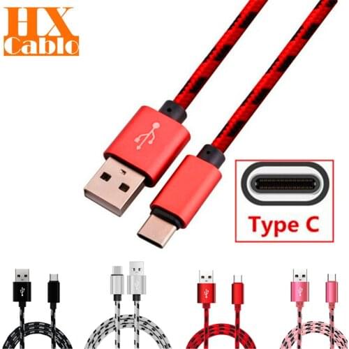 0.2M Short 1M/2M USB Type C Fast Charger Cord Charging Cable For Samsung A50 S10 S10E A3/A5/A7 2017 Nubia Z17 Phone Cabl USB-C