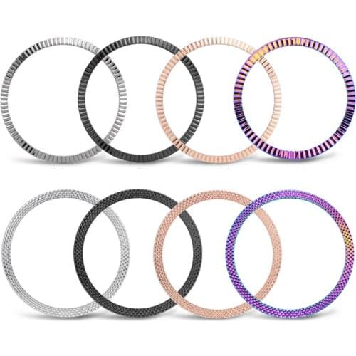 Bezel Ring For Samsung Galaxy Watch 3 45mm 41mm Metal Frame Cover Anti-scratch Adhesive Case Protection Ring For Galaxy Watch 3