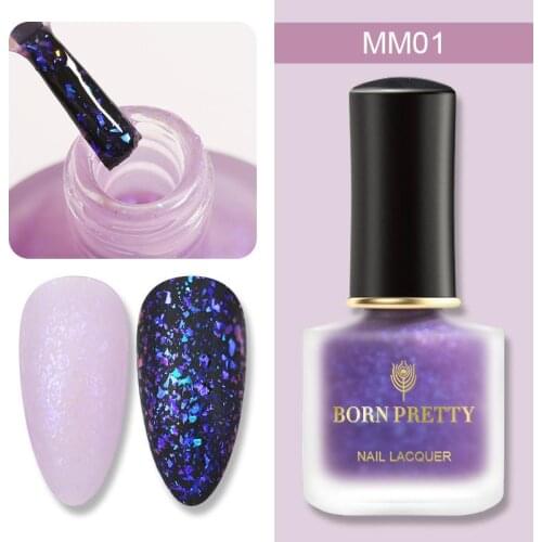 BORN PRETTY Morandi Nail Polish Matte Series Varnish Quick Drying Nail Art Polish Design Long-Lasting Matte Nail Polish