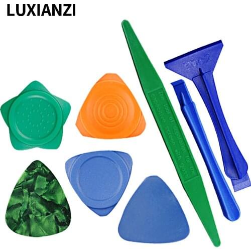 LUXIANZI 5/10pcs Mobile Phone Repair Tool Set For HuaWei Xiaomi Samsung Phone Screen Opening Hand Tools Crowbar Pry Sheet Kit