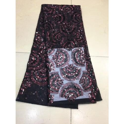 New pattern 5yards/bag 3colors XX854# good quality sequin tulle mesh lace fabric for bridal wedding dress/sawing