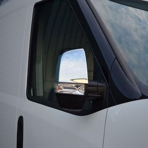 Fit For Opel Combo D Chrome Mirror Cover 2 Parts Abs 2011-2018 From Chrome Styling Moulding Trim Tunning Modified Designed