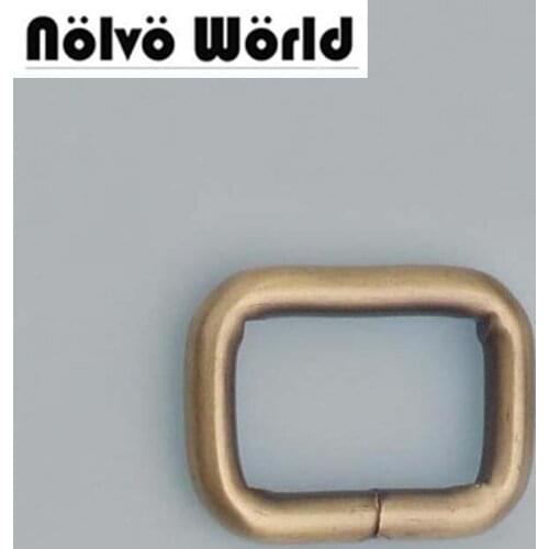 50pcs 5 colors Non-welded 20mm(3/4") round edge alloy buckle,square buckle for DIY bags/belts buckles