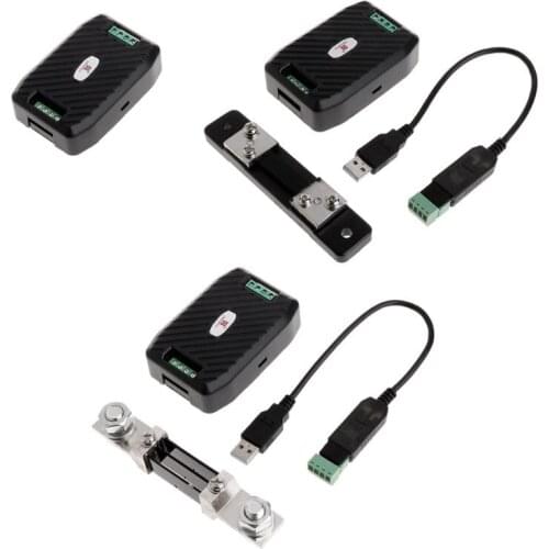 PZEM-017 DC Communication Box RS485 interface Modbus 0-300V 300A Shunt USB Cable W-store D24_D
