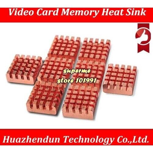 DEBROGLIE 1PCS Pure Copper Slice Heat Sinks Cooling for VIIDEO CARD Memory Notebook north and South Bridge heat sink
