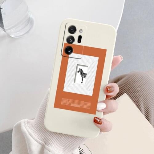 Zebra Oil Painting Silicone Case For Samsung Galaxy A72 A52 A42 A32 A22 A21S A02S A12 A02 A71 A51 A41 A31 Soft Phone Cover Case