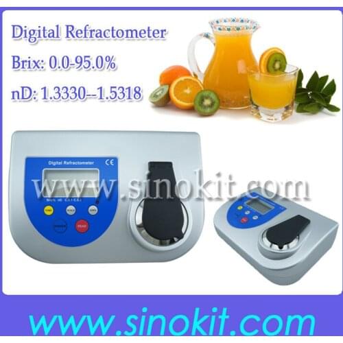 Bench Brix 0.0-95.0% High precision Sugar and nd Digital Refractometer BDR500
