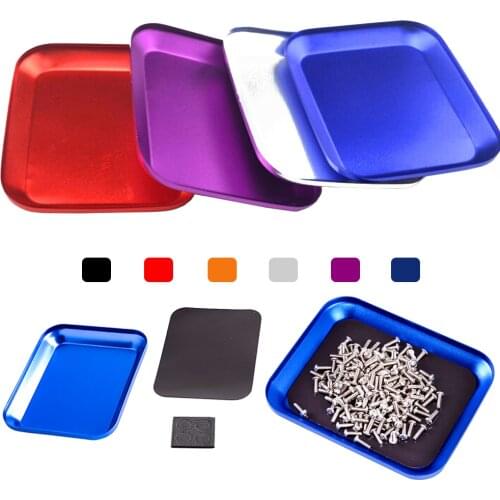 1pcs New Aluminium Screw Tray With Magnetic For RC Model Car Truck Drone Quadcopter Phone Repair