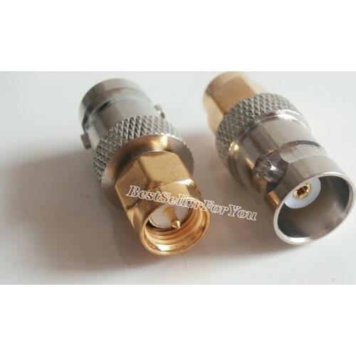 10Pcs SMA Male To BNC Q9 Female RF Adapter Coaxial Connector COAX Jack Convertor