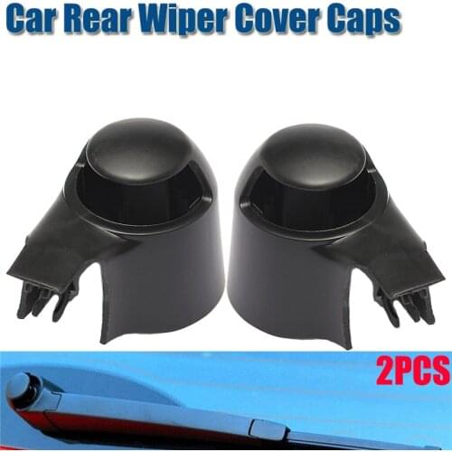 2Pcs Car Wiper Windshield Windscreen Rear Wiper Arm Washer Cover Cap Nut For VW Golf 5 MK5 2003-2009 PASSAT POLO CADDY TOURAN