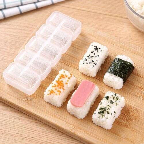 3/5 Conjoined Rice Ball Mold Maker Portable DIY Sushi Mold Japanese Non Stick Press Bento Tool Kitchen Accessories Gadget