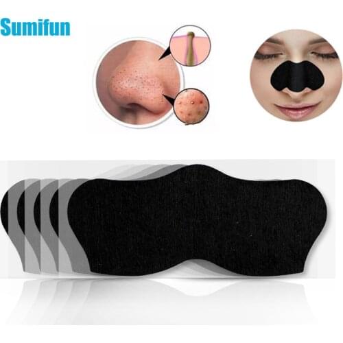 6Pcs Nose Blackheads Remove Plaster Acne Blackheads Removal Shrink Pores Peel Mask Cleaning Patch Herbal Extract Skin Care C1941
