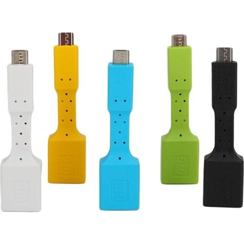 OTG Mobile Phone Adapter Lightweight Short USB Adapter Portable Micro USB Male To USB Female Converter For Android Phone