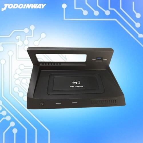 Phone holder wireless charging stand for Volkswagen Tiguan MK2 2017 2020 lighter adapter for sumsung S10 S20 fast charge braket