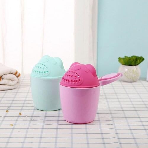 Baby Bath Waterfall Rinser Kids Shampoo Rinse Cup Bath Shower Washing Head Children Bathing Baby Shower Spoons Child Washing