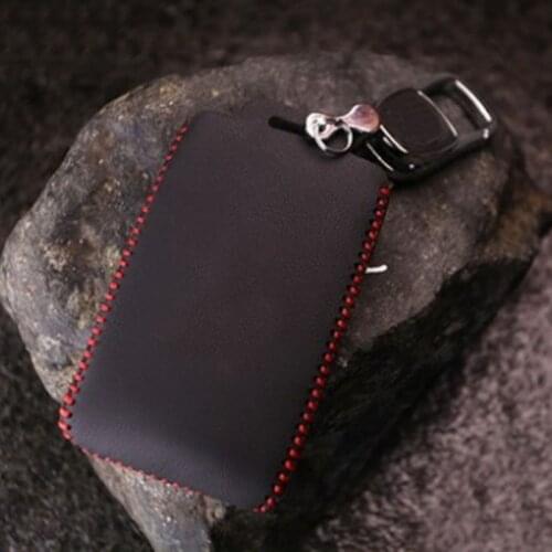 Leather key packing key chain new intelligent remote control sets for Renault Koleos for Samsung QM6 2017 2018 Accessories