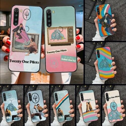 SCALED AND ICY Twenty One Pilots Phone case For Xiaomi Redmi Note 7 7A 8 8T 9 9A 9S 10 K30 Pro Ultra black silicone waterproof