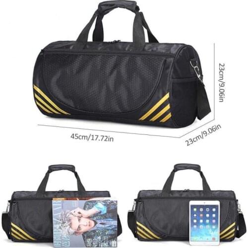 2021 New Outing Yoga Bag Single Shoulder Cylindrical Taekwondo Backpace Yellow Large Portable Large Capacity