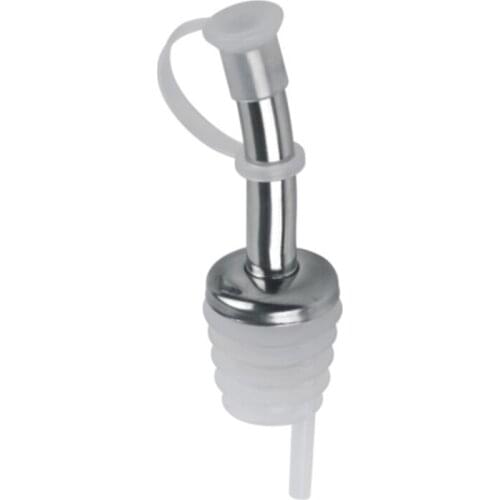 New white cap 100pcs stianless steel wine/ oil pourer liquid spout Free shipping New Arrival
