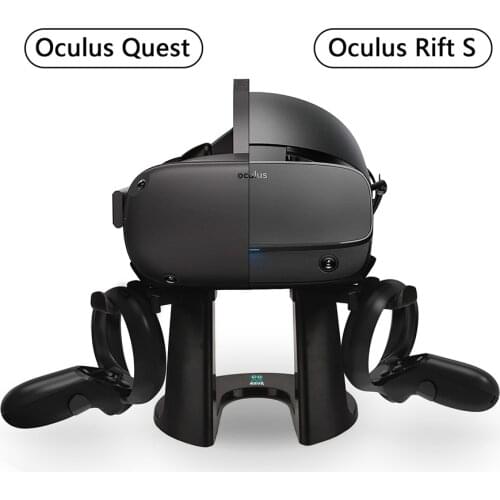 VR Stand,Headset Display Holder and Controller Mount Station for Oculus Rift S / Oculus Quest Headset and Touch Controllers