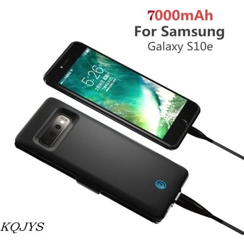 KQJYS 6000mAh Portable Battery Charger Cases For Samsung Galaxy S10e Battery Case Extenal Power Bank Battery Charging Cover