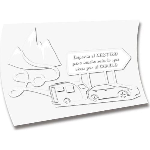 Self caravan sticker my home is where I park Adventure CAMPING caravan