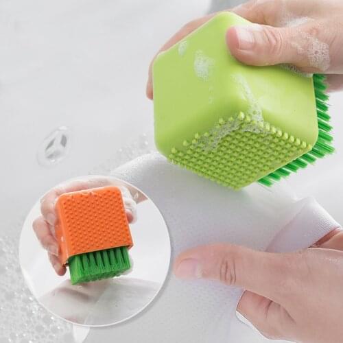 Silicone Laundry Soft Bristle Cleaning Shoe Brush Underwear Cleaning Washing Clothes Brushe Fruit Vegetable Dish Scrubber